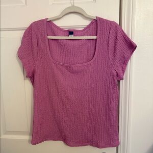 Old Navy Mauve Scoop Neck Top
